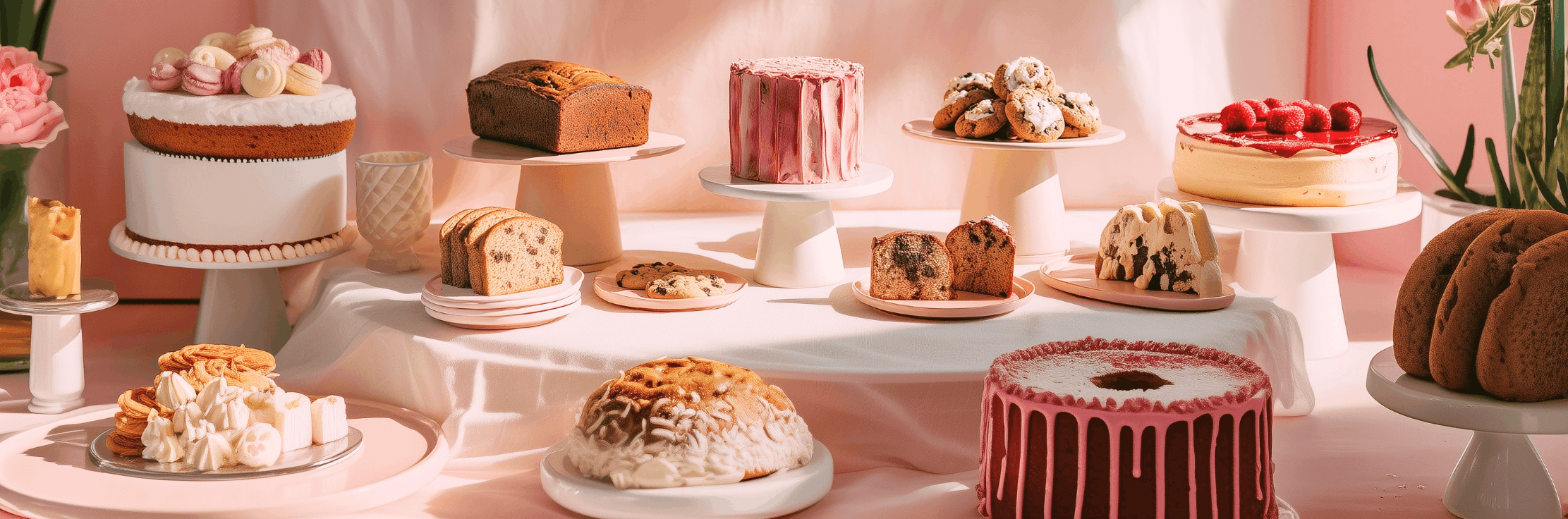 Artisan cake table display