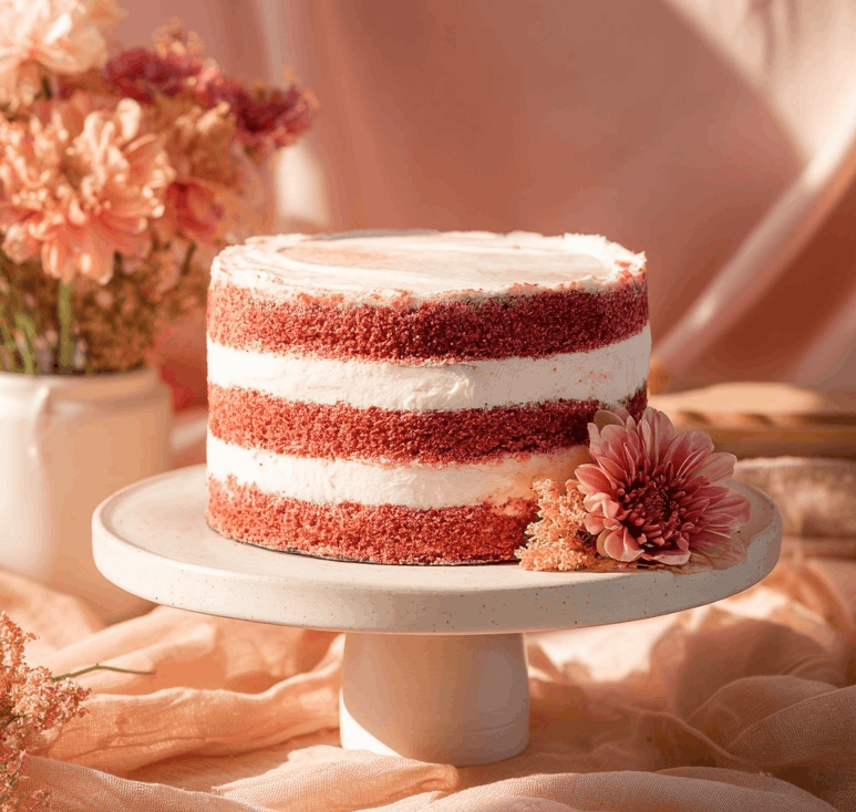 Red velvet elegance cake