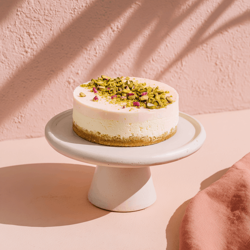 Pistachio cheesecake